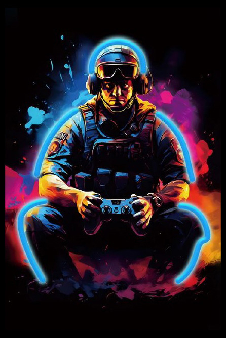 Bilde LED Military Gamer