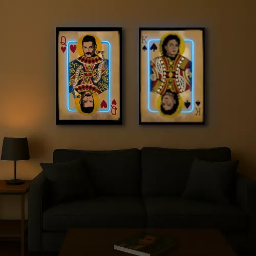 Tavla LED Queen Freddie