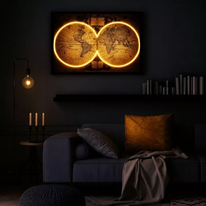 Tavla LED World Map