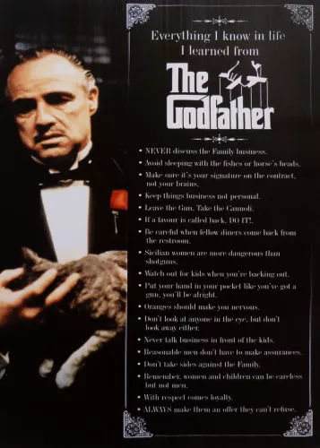 Tavla Canvas The Godfather