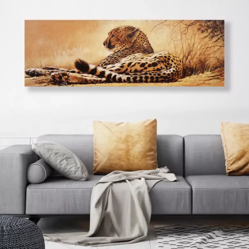 Tavla Canvas Leopard