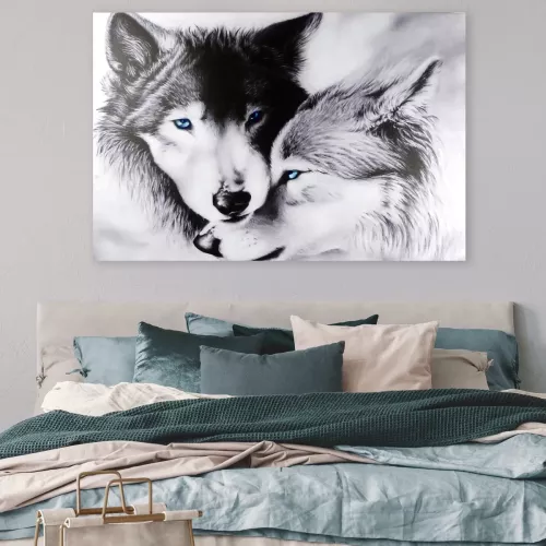 Tavla Canvas Wolves
