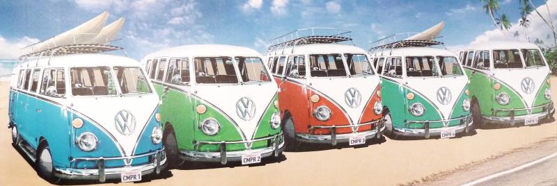 Tavla Canvas VW Busses