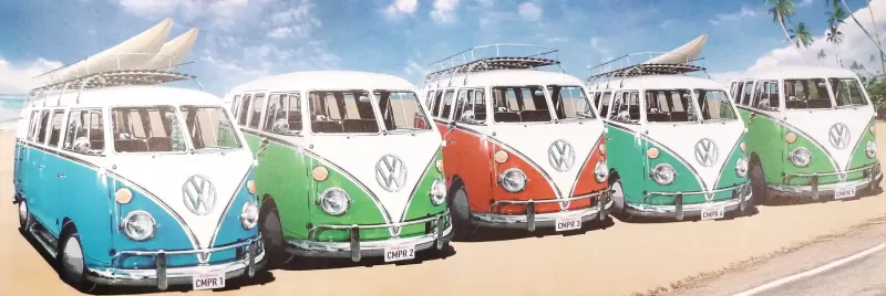 Tavla Canvas VW Busses