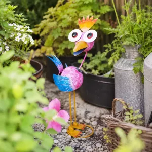 Dekorasjon Fugl Rosa