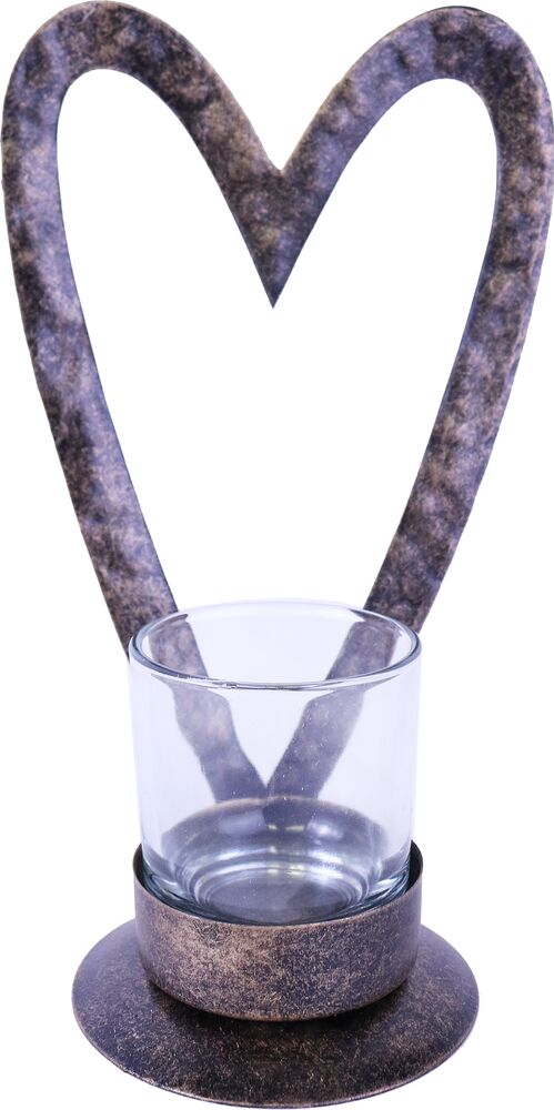 Vacker Hjärta Ljusstake