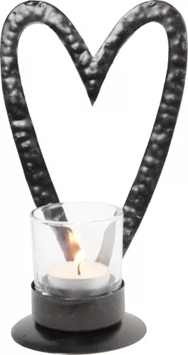 Vacker Hjärta Ljusstake