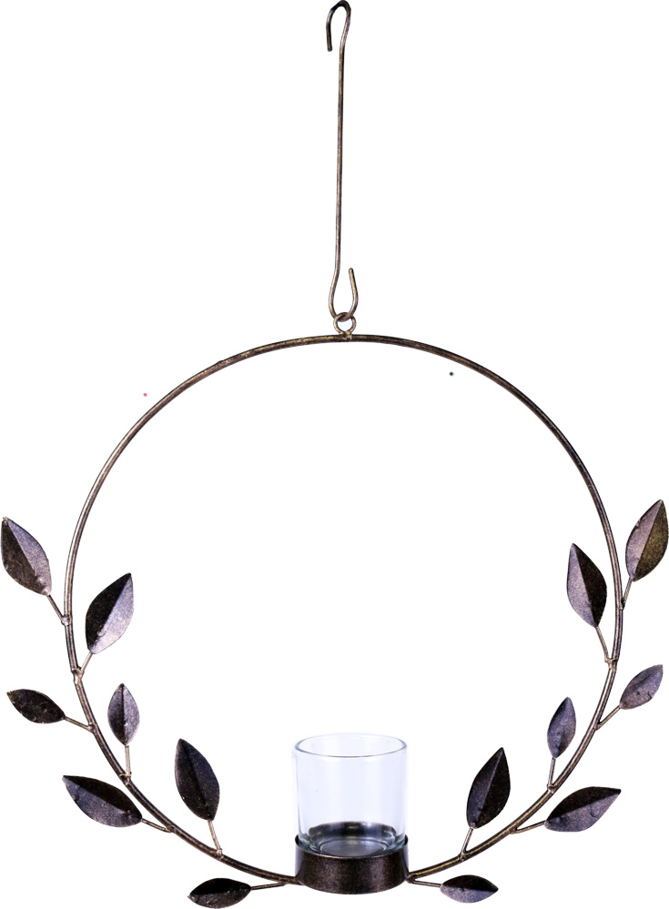 Hängande Cirkel Ljusstake Värmeljus