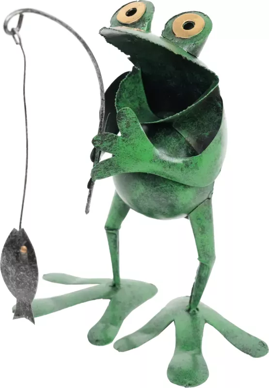 Dekorasjon Frosk Fisker