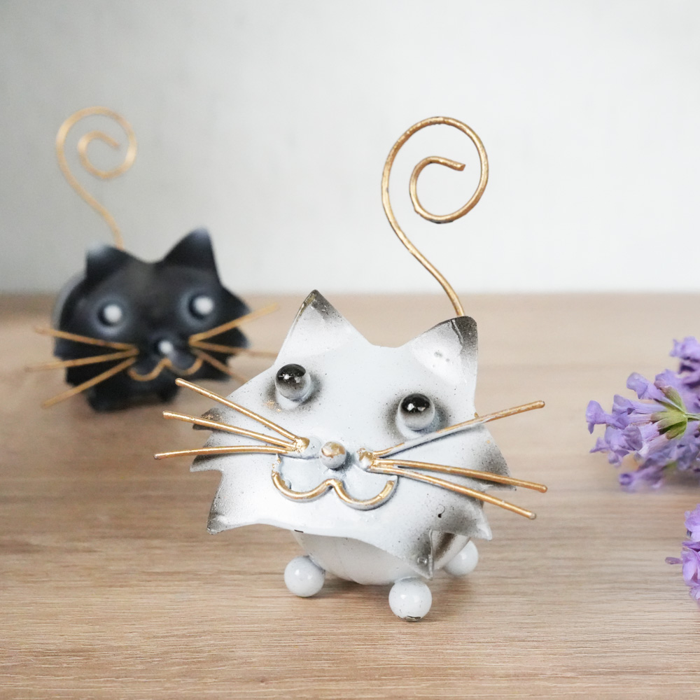 Dekorasjon Kattepus Hvit