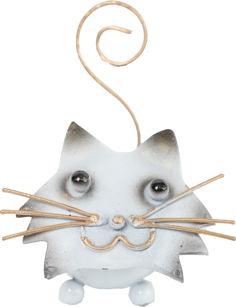 Dekorasjon Kattepus Hvit