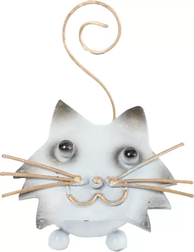 Dekorations Katt Vit