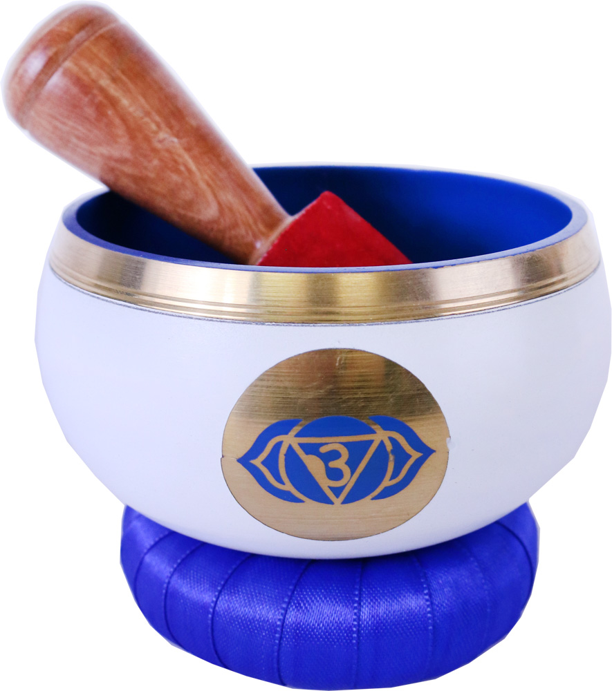 Singing Bowl Chakra Blå