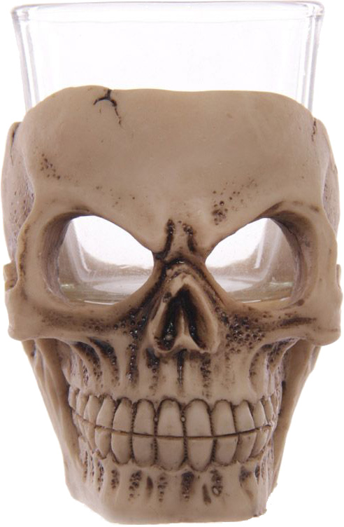 Dödskalle Shotglas