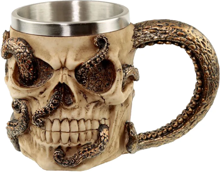 Hodeskalle Kopp Bläkksprut