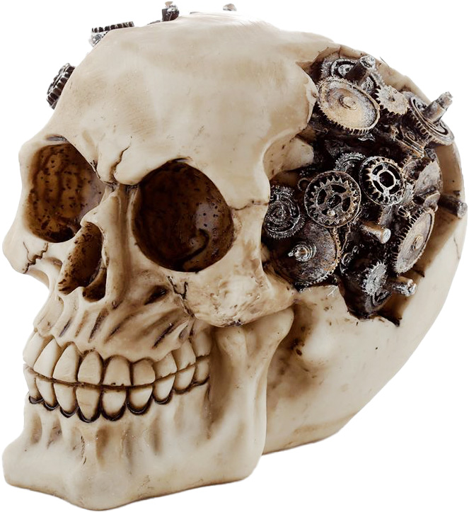 Dödskalle Steampunk