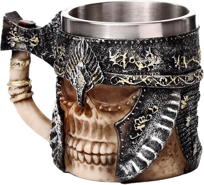 Hodeskalle Kopp Viking