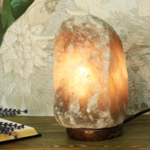 Saltlampe Himalaya Grå