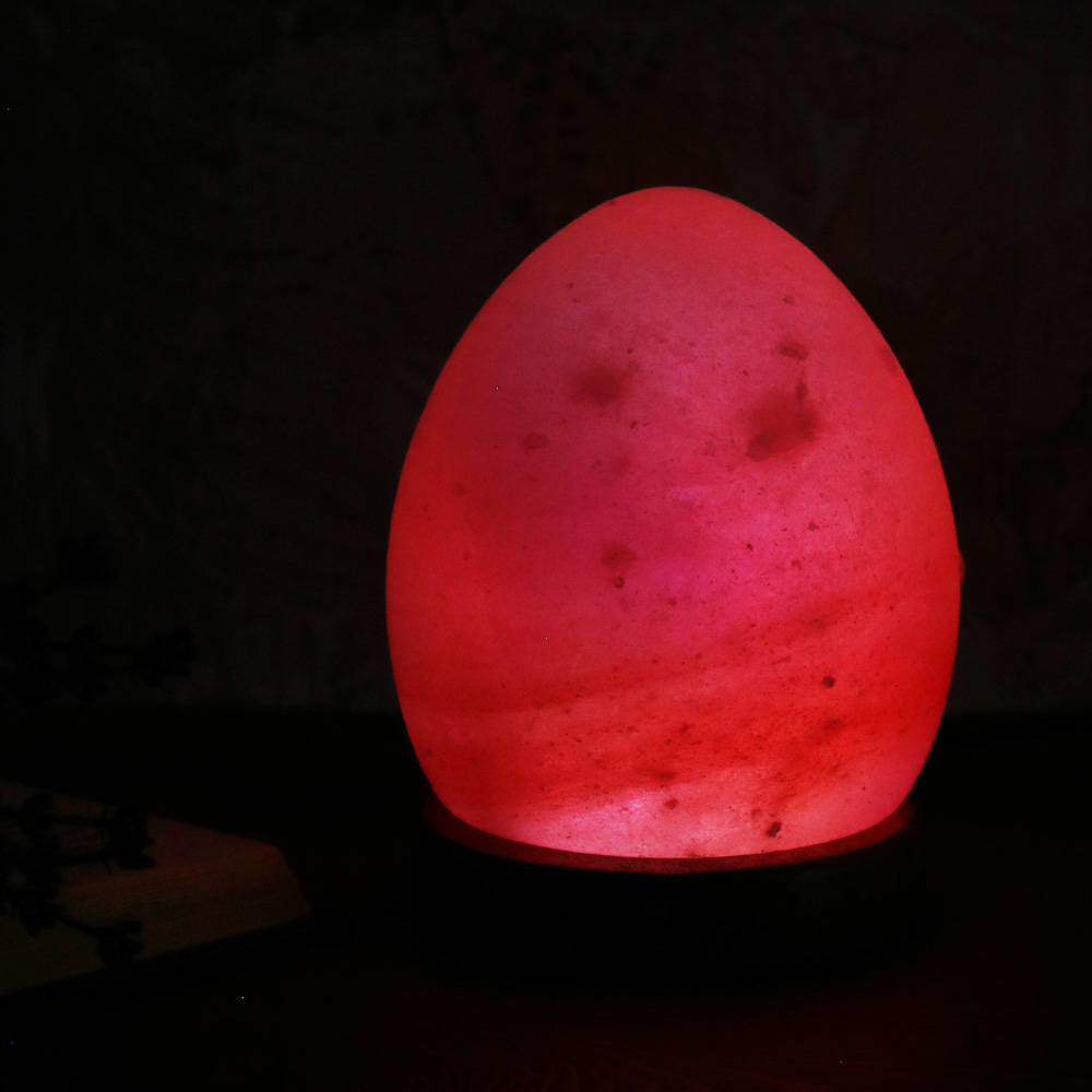 Saltkrystall Lampe USB