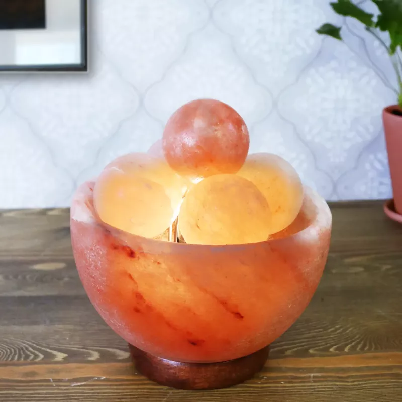 Saltlampe Himalaya Bowl