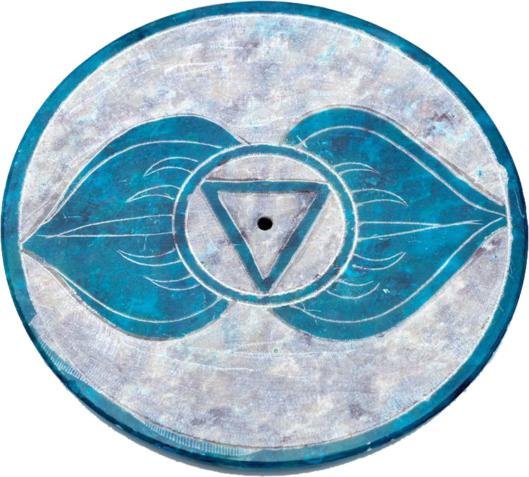 Snidad Sten Rökelsehållare Chakra