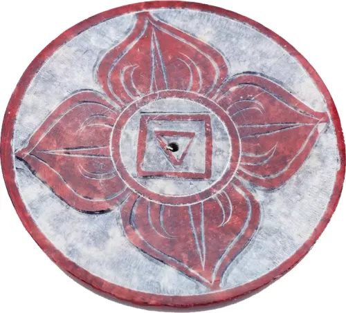 Snidad Sten Rökelsehållare Chakra