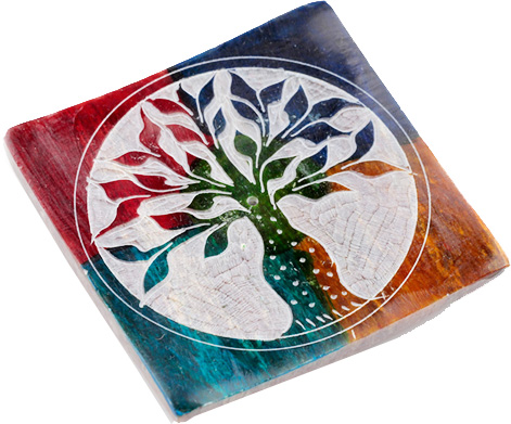 Rökelsehållare Chakra Tree of Life