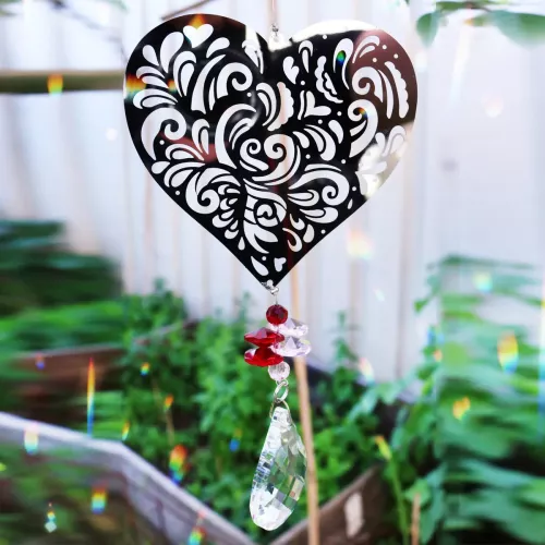 Solfångare Prisma Hjärta