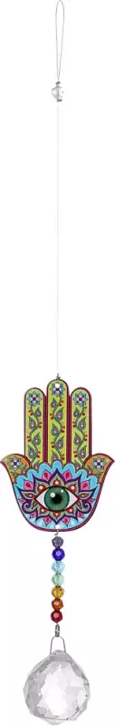 Solfångare Prisma Hamsa Hand