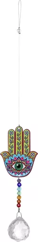 Solfångare Prisma Hamsa Hand