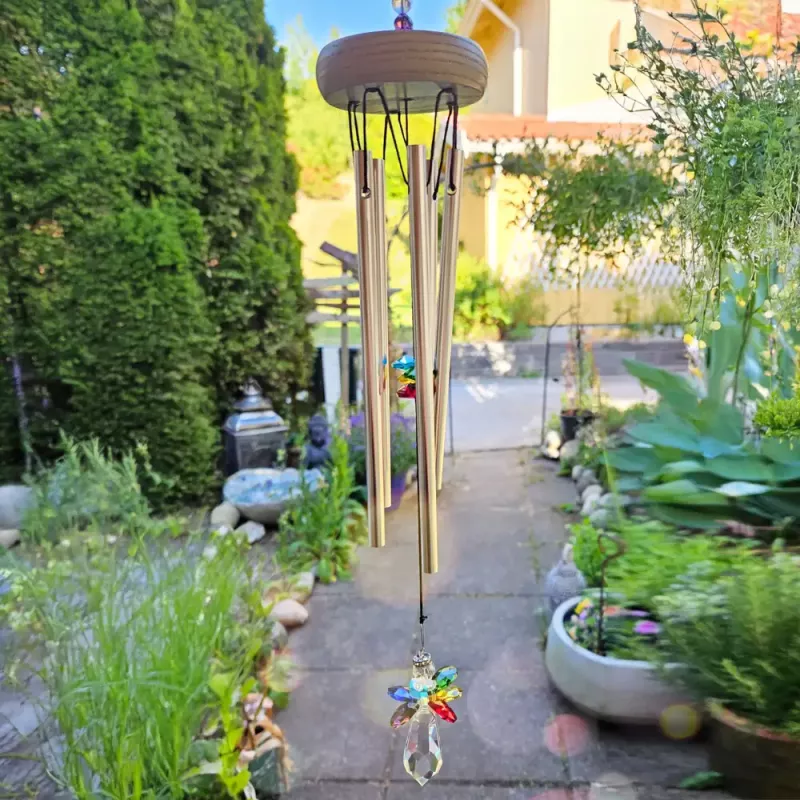 Vindspel Ängel Kristall Chakra