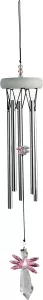 Engel Vindspill Krystall Rosa