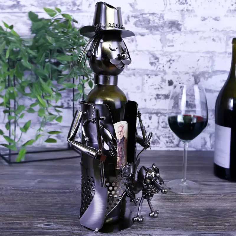 Vinholder Jeger med Hund