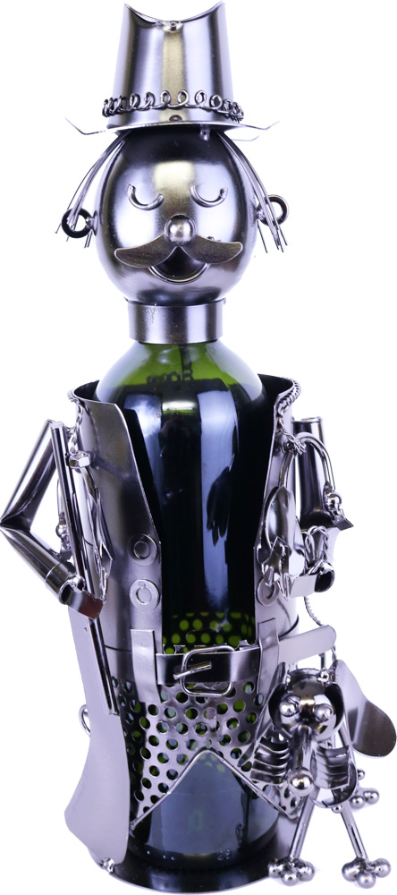 Vinhållare Jägare med Hund