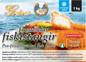 Fiskepinde fra Island 1 kg