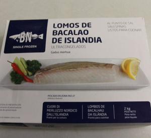 Torskryg let saltet 2 kg – (Gadus Morhua)