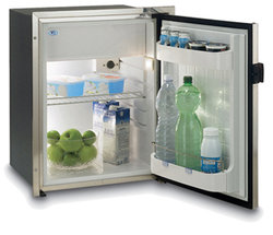 75L KYLSKÅP ROSTF DÖRR 12/24V