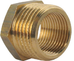 BUSSNING RED. 1" X 3/8"