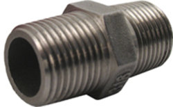 SEXKANTNIPPEL 3/8" INOX