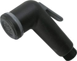 DUSCHHANDTAG D34 SVART M.TRYCK