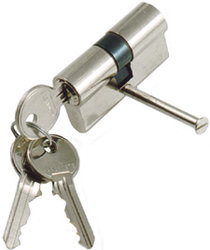 LÅSCYLINDER INKL 3 NYCKLAR 45mm