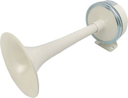 EL.SIGNALHORN VITT ENKELT 12V