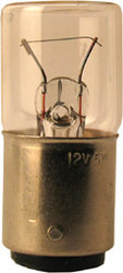 GLÖDLAMPA BA15D 12V 5W