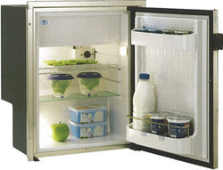 60L KYLSKÅP ROSTFR DÖRR 12/24V