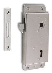 SKJUTDÖRRSLÅS HÖGER 2 NYCKLAR