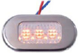 LED LEDLJUS BLÅTT R-F RAM 12 V