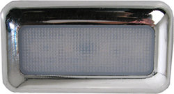 LEDLJUS 12/24V LED BLÅ KROM