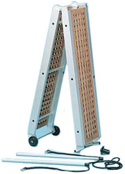 LANDGÅNG MANUELL ALU/TEAK 2,6M