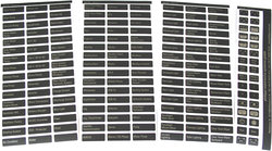 ETIKETTARK FÖR PANEL 200- ENG