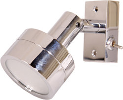 LED LÄSLAMPA KROM/MÄSSING 12/24V